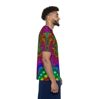 Collar detail of the "Kambo" sport tee, showing the neckline and classic fit finish.
