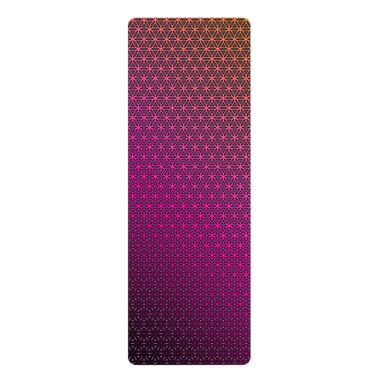 "Pink Flower of Life Pattern" YOGA MAT