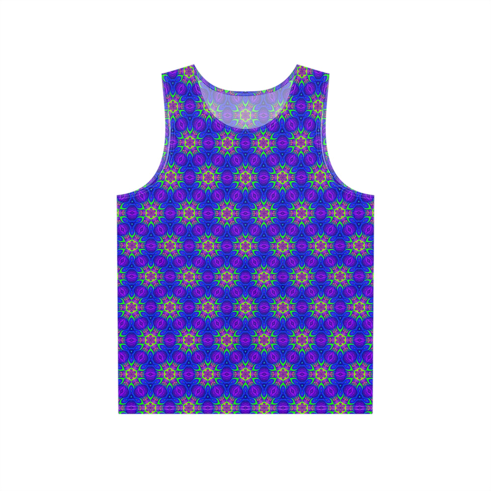 "Paradise Bloom Lattice" MEN'S TANK TOP
