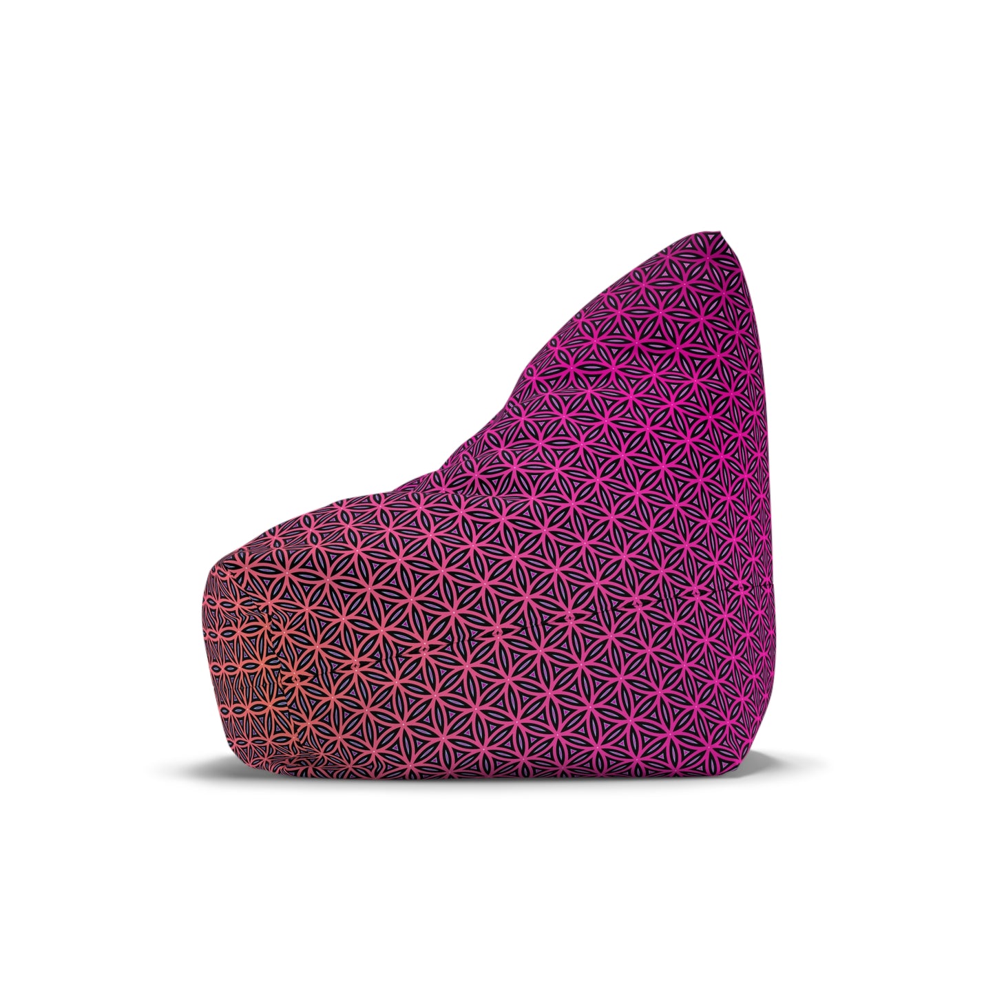 "Pink Flower of Life" BEAN BAG CHAIR COVER