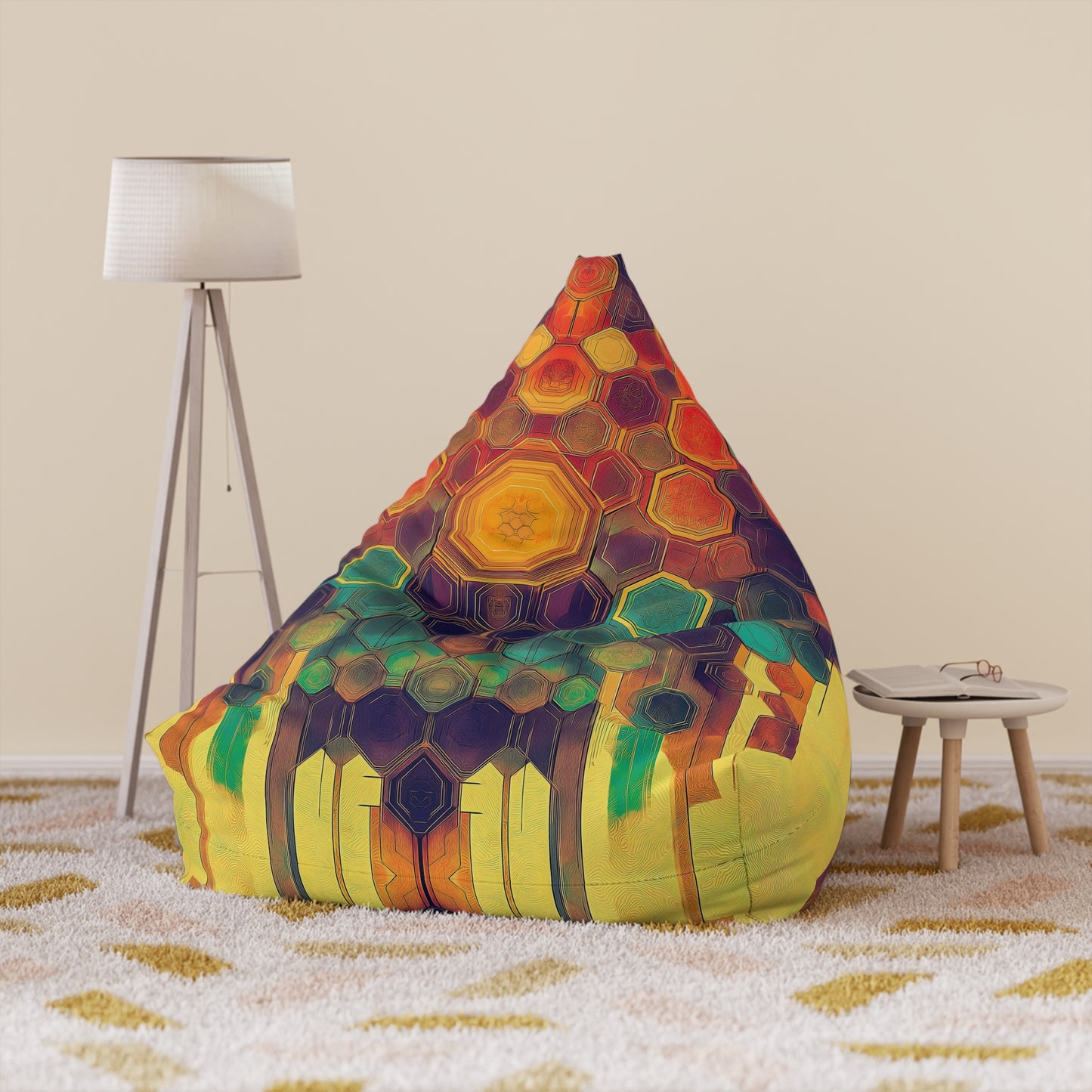 "Honeycombed" BEAN BAG CHAIR COVER