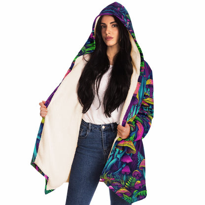 "Mushroom Forest" HOODED CLOAK