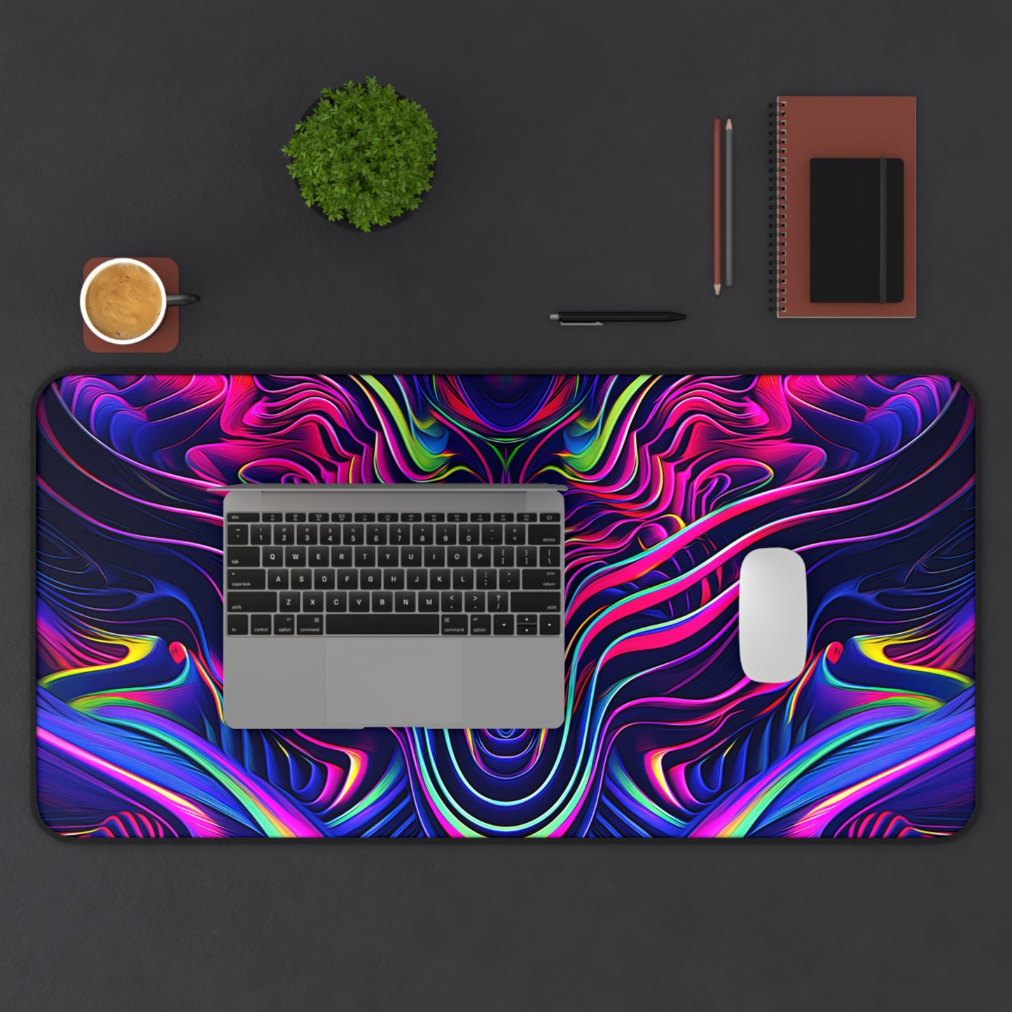 "The Neon Effect" DESK MAT (12x18)(12x22)(15.5x31)