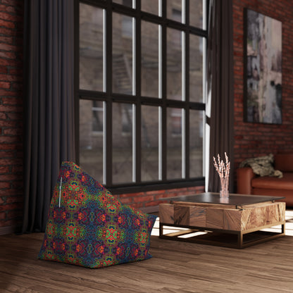 "Shipibo Psy Pattern" BEAN BAG CHAIR COVER