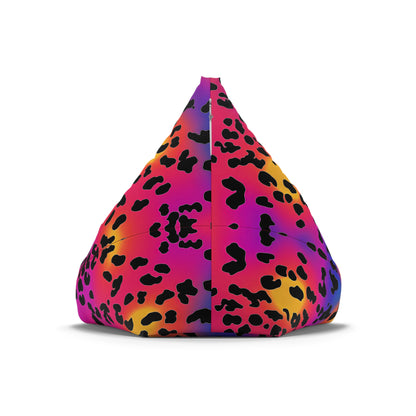 "Rainbow Leopard" BEAN BAG CHAIR COVER