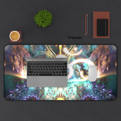 Density 432 desk mat laid flat on a wood desk surface