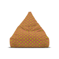 "Yellow and Pink Smiley Pattern" BEAN BAG CHAIR COVER