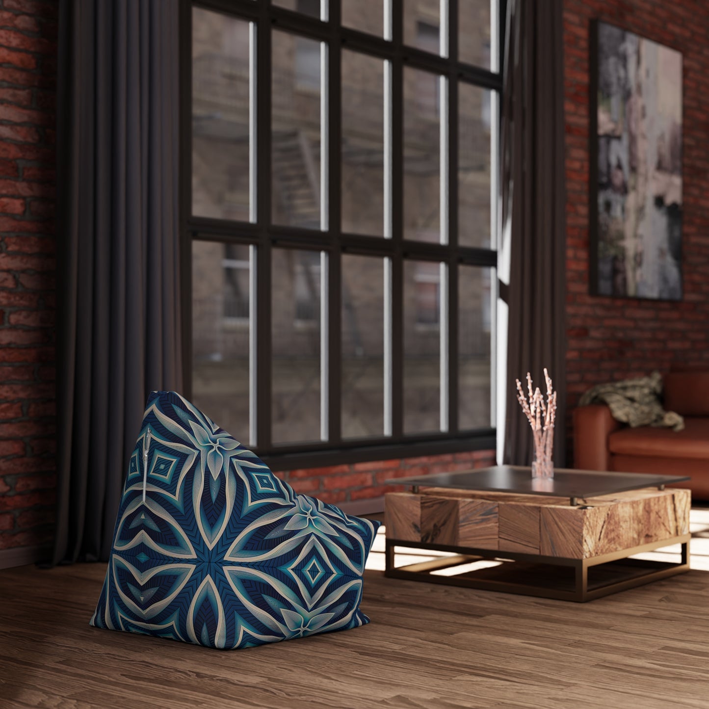 "Ice Chant" BEAN BAG CHAIR COVER