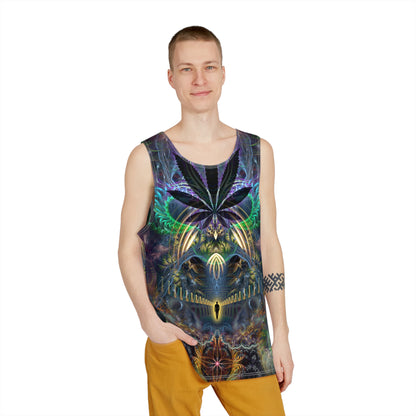Back view of the Heightened Stroll men's tank top.