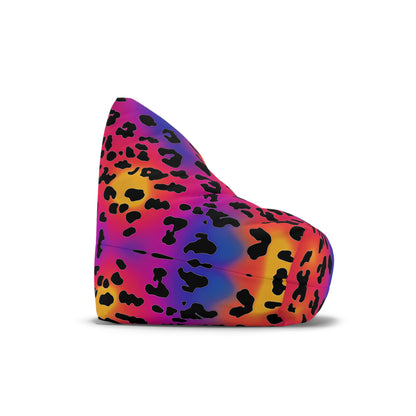 "Rainbow Leopard" BEAN BAG CHAIR COVER