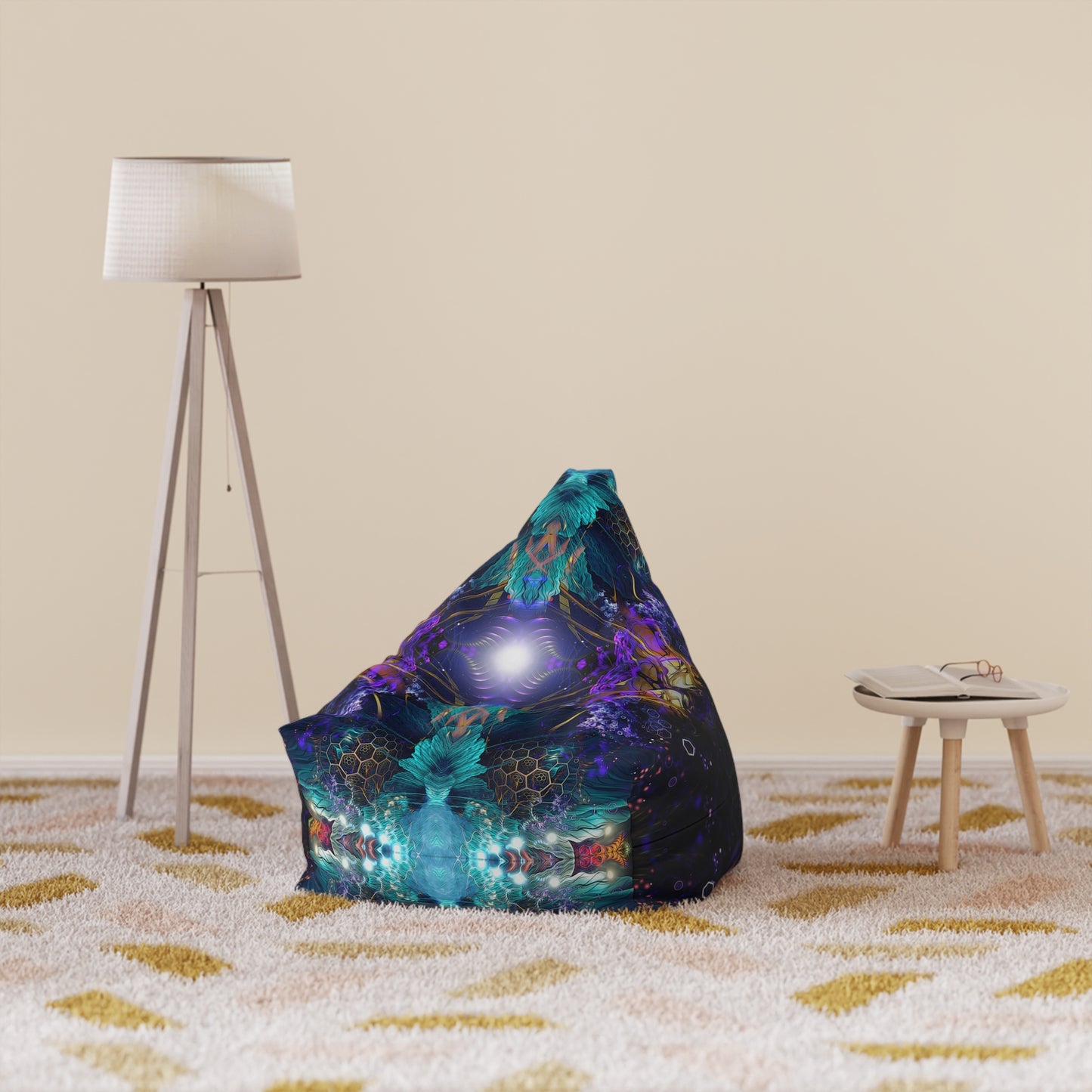 "Source of Creativity Flip" BEAN BAG CHAIR COVER