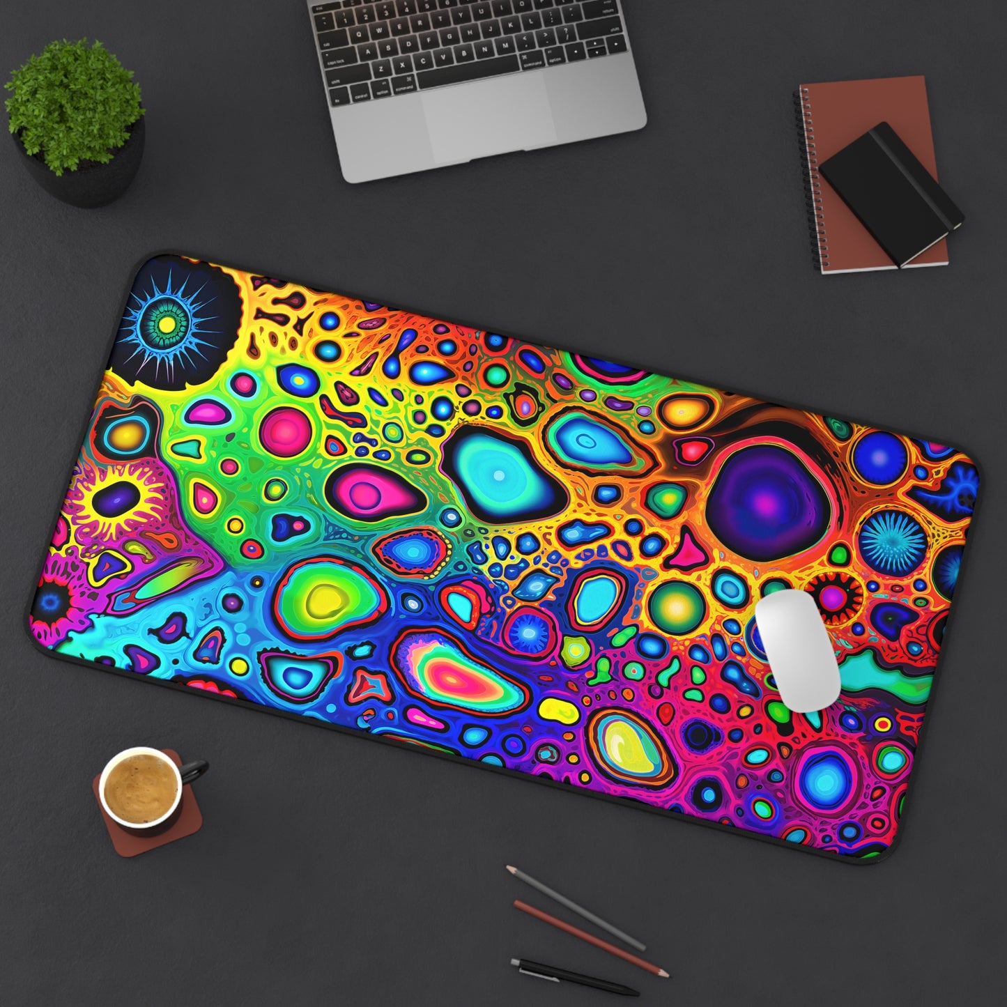 "Psycho Leopard" DESK MAT (12x18)(12x22)(15.5x31)