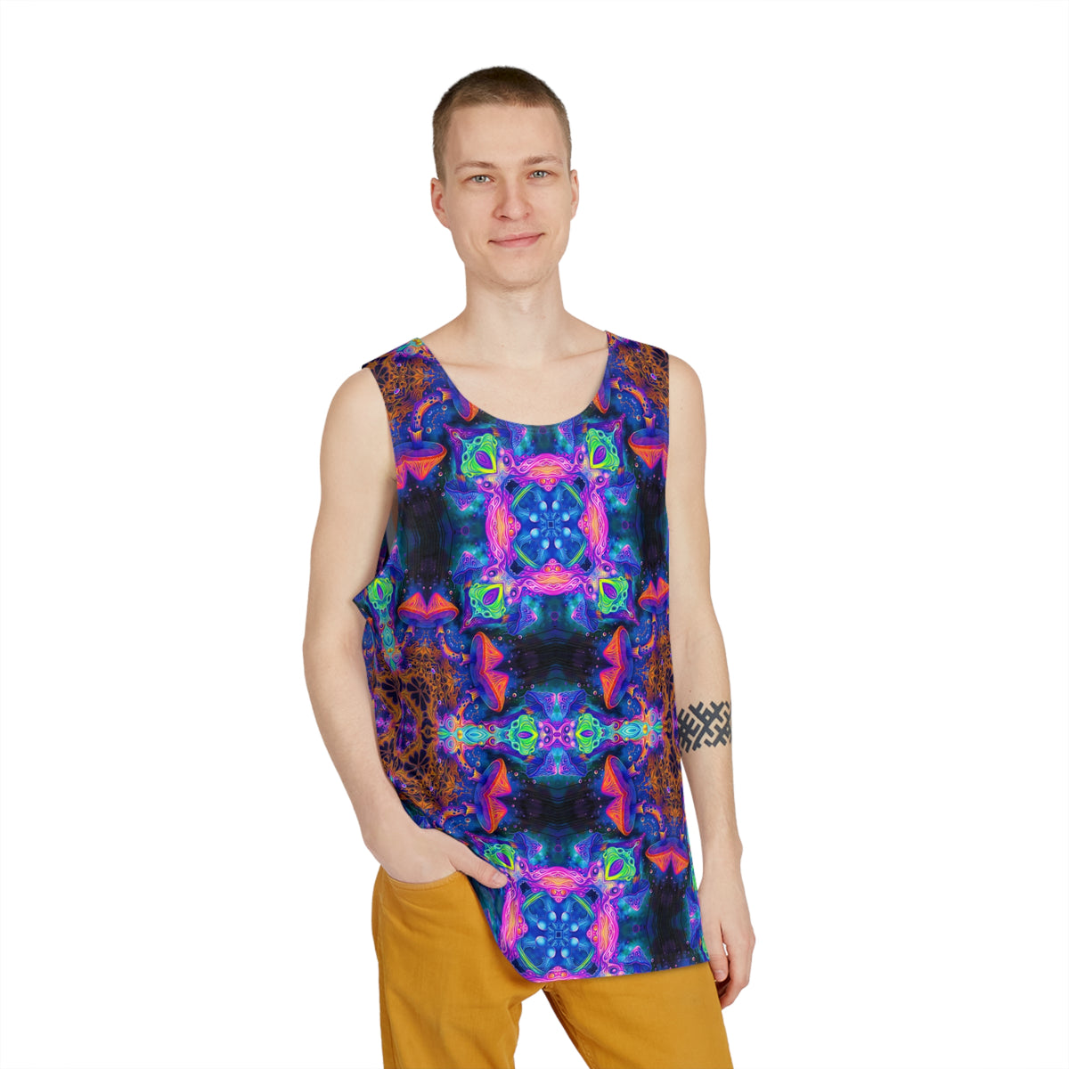 "Tripgnosis Pattern" MEN'S TANK TOP