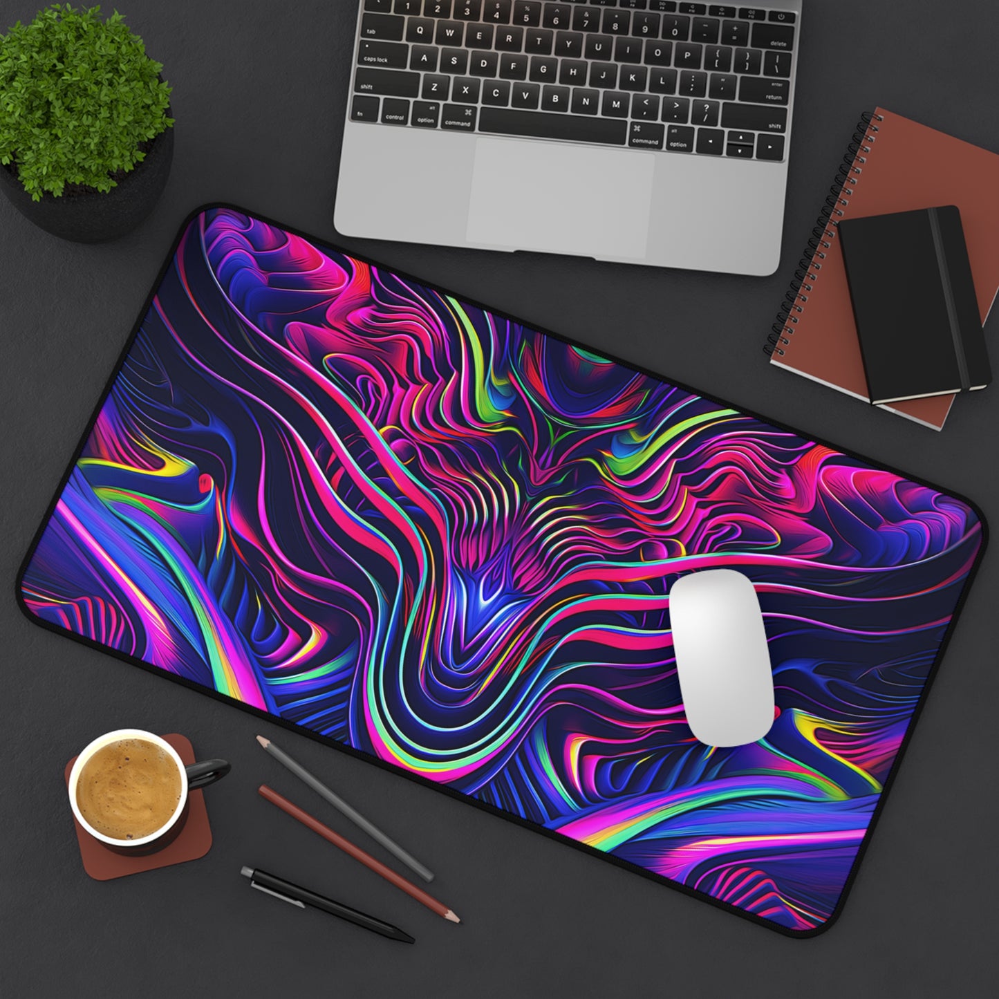 "The Neon Effect" DESK MAT (12x18)(12x22)(15.5x31)