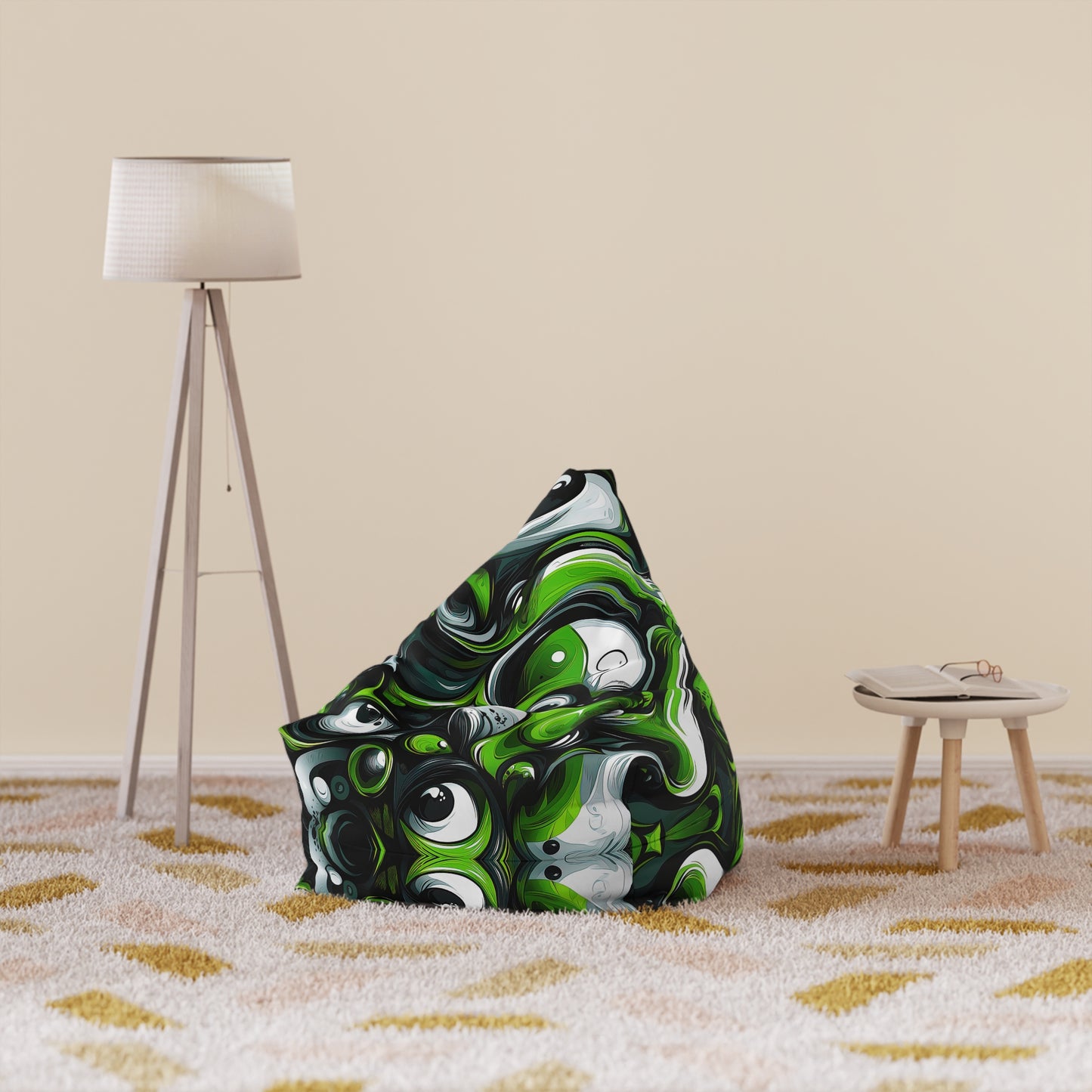 "Only 50% Schizophrenic" BEAN BAG CHAIR COVER