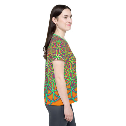 Folded "311 FOL" women's sport tee.