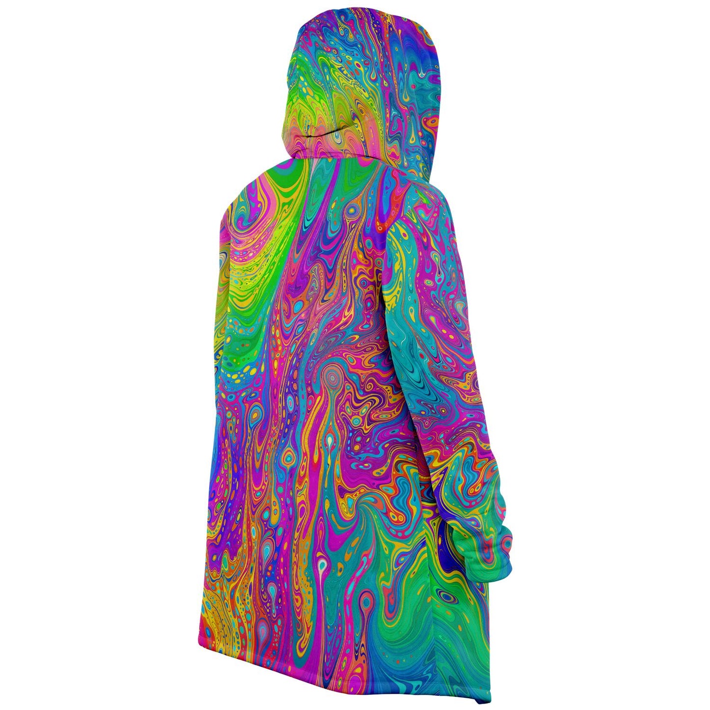 "UV Bleed" HOODED CLOAK