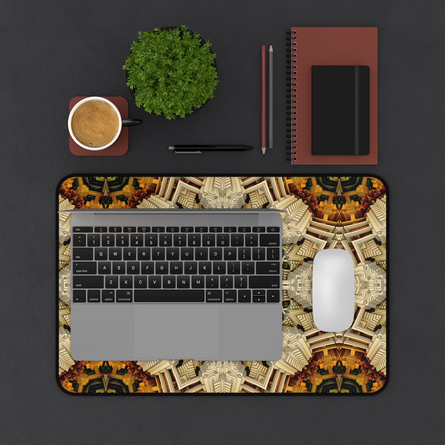 "Mayan Web" DESK MAT (12x18)(12x22)(15.5x31)