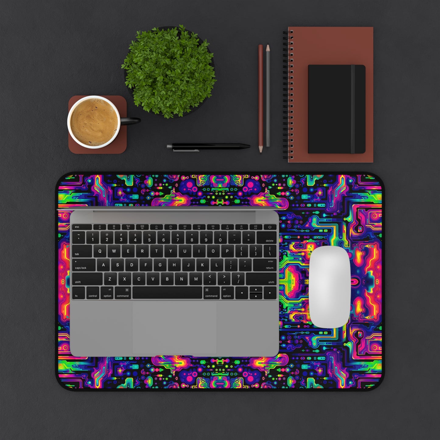 "Trip Capacitor" DESK MAT (12x18)(12x22)(15.5x31)