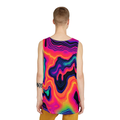 Back view of the 'Drizzle' men's tank top.