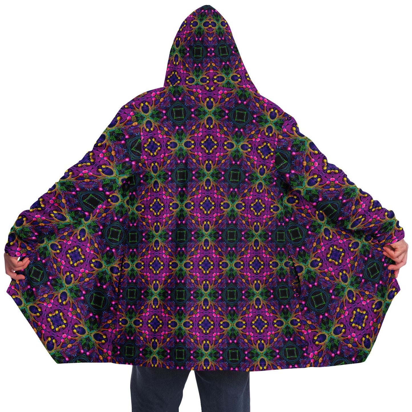 "Kiss Me Pattern" HOODED CLOAK