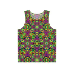 "Psychedelic Tracers Pattern" MEN'S TANK TOP