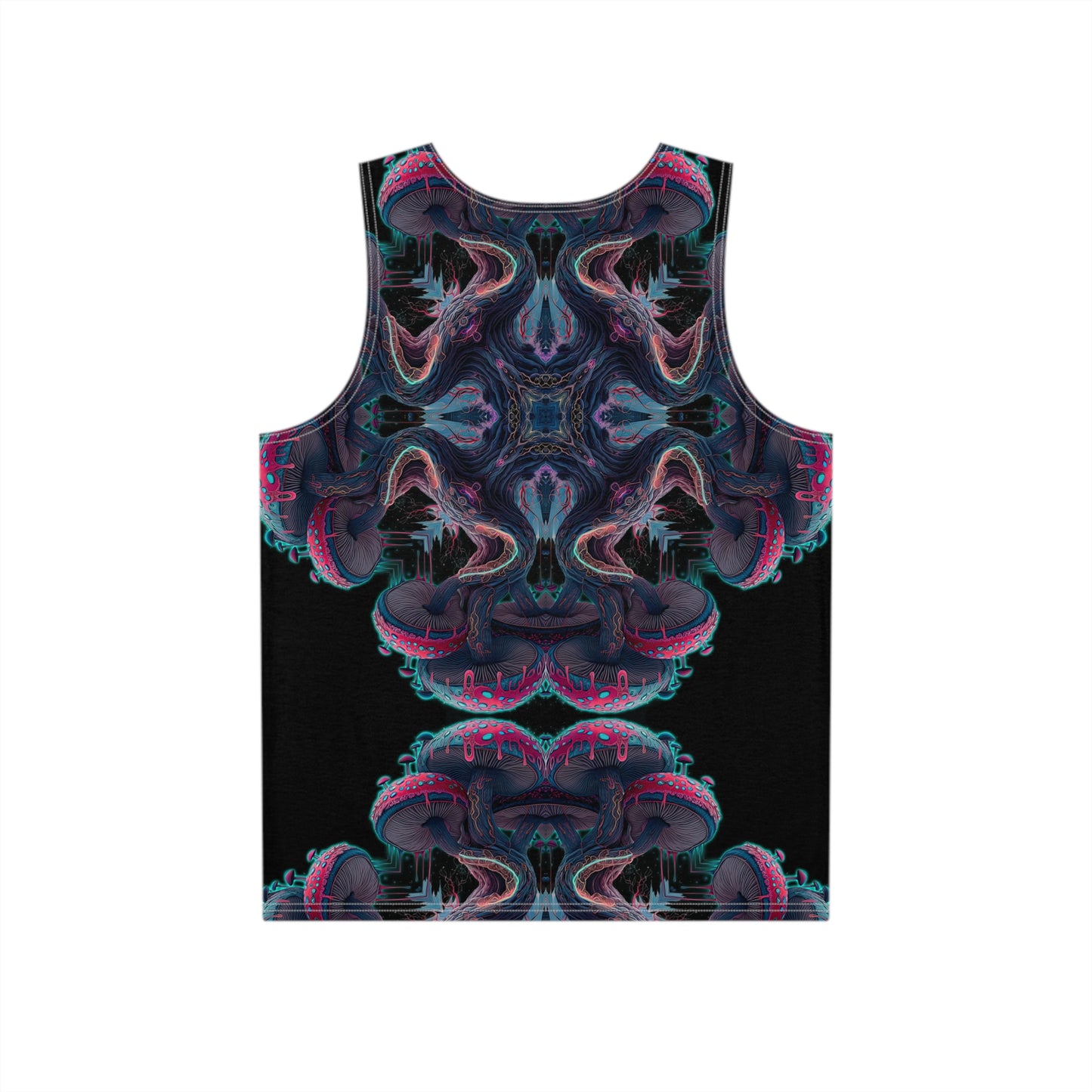 "Mushroom Tree Mandala" MEN'S TANK TOP