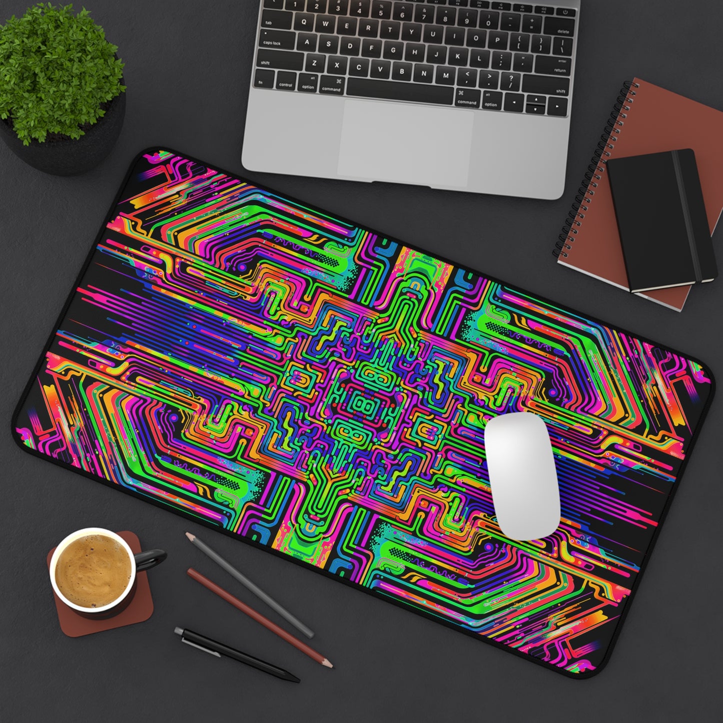 "Borg Rave" DESK MAT (12x18)(12x22)(15.5x31)