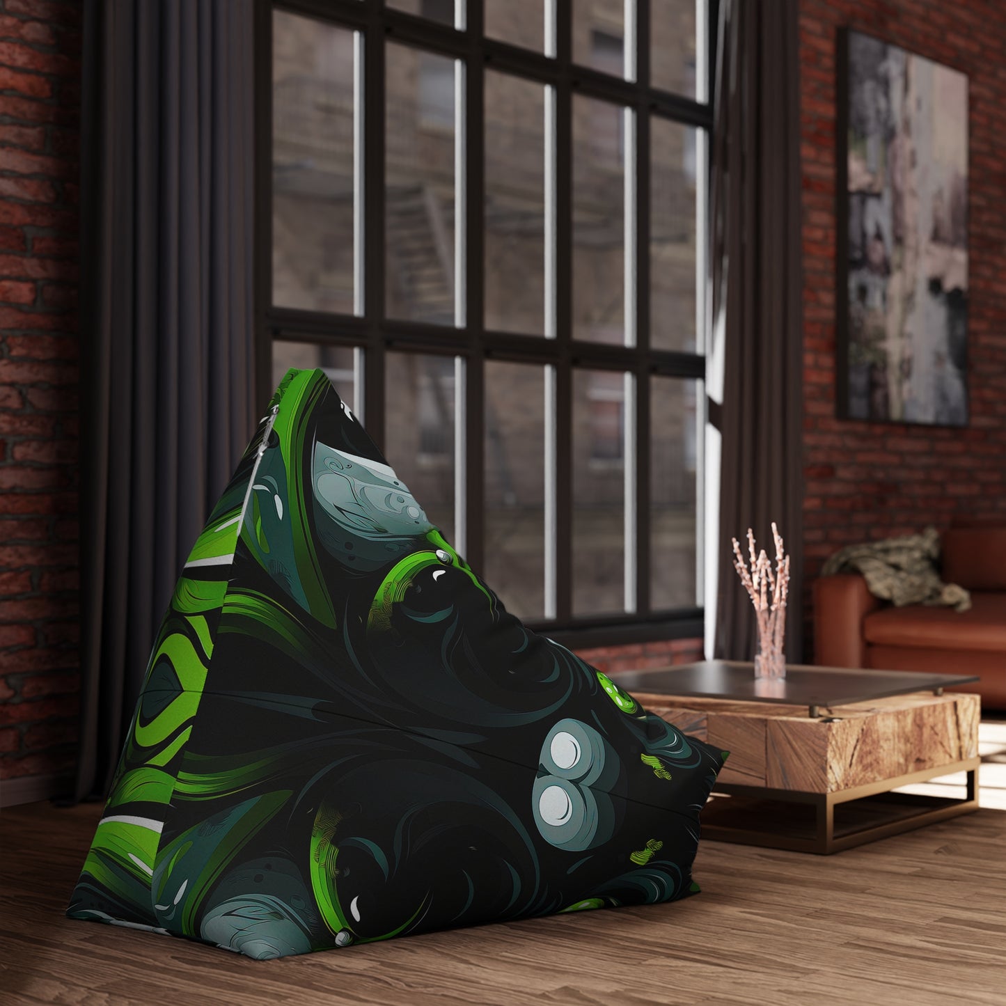 "Only 50% Schizophrenic" BEAN BAG CHAIR COVER