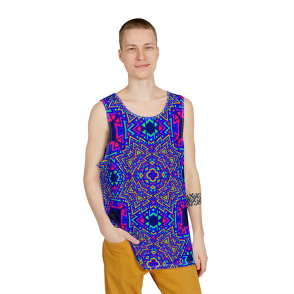 Angled product photo of the Aztecia Core men's tank top.