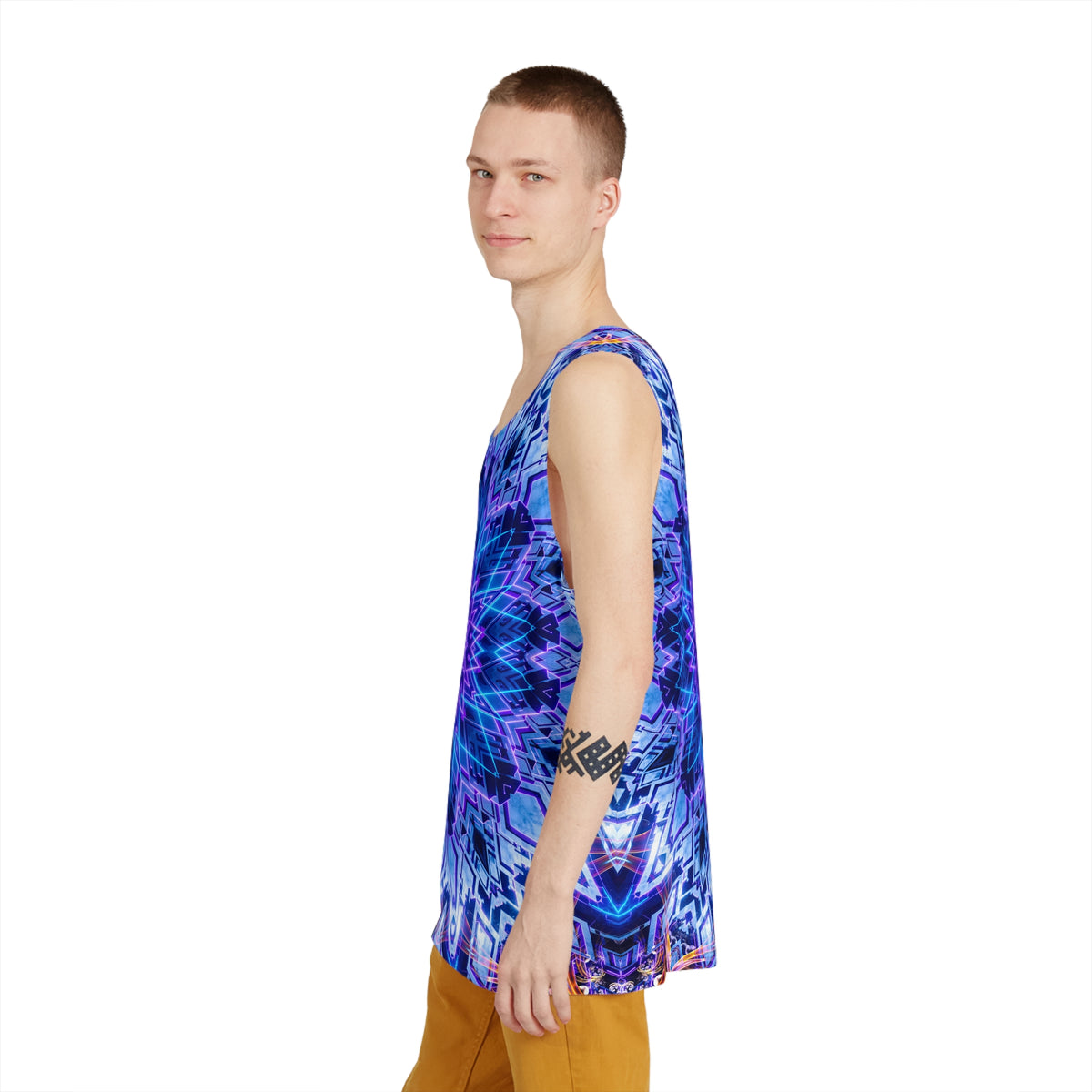 "Space Oasis Mandala" MEN'S TANK TOP