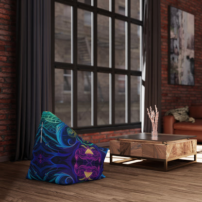 "Orchidious Flip" BEAN BAG CHAIR COVER