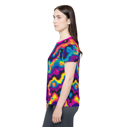 Flat lay of the Digiheat sport tee showing the overall design.
