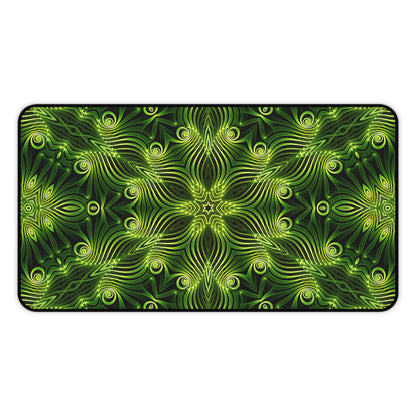"Green Lattice" DESK MAT (12x18)(12x22)(15.5x31)