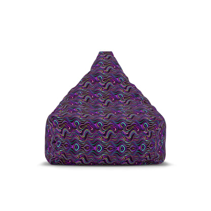 "Purple Liquid Pattern" BEAN BAG CHAIR COVER