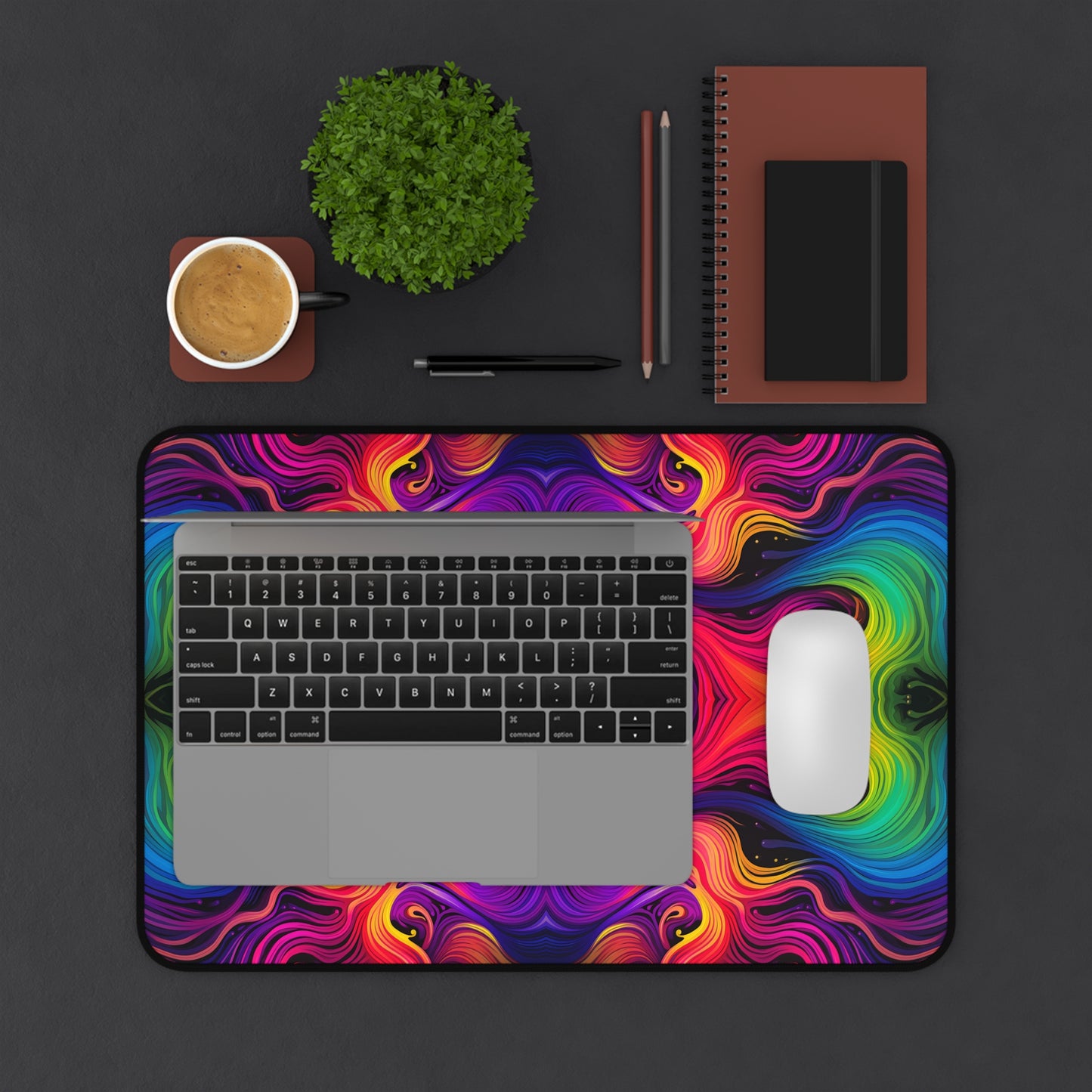 "Cosmic Currents" DESK MAT (12x18)(12x22)(15.5x31)