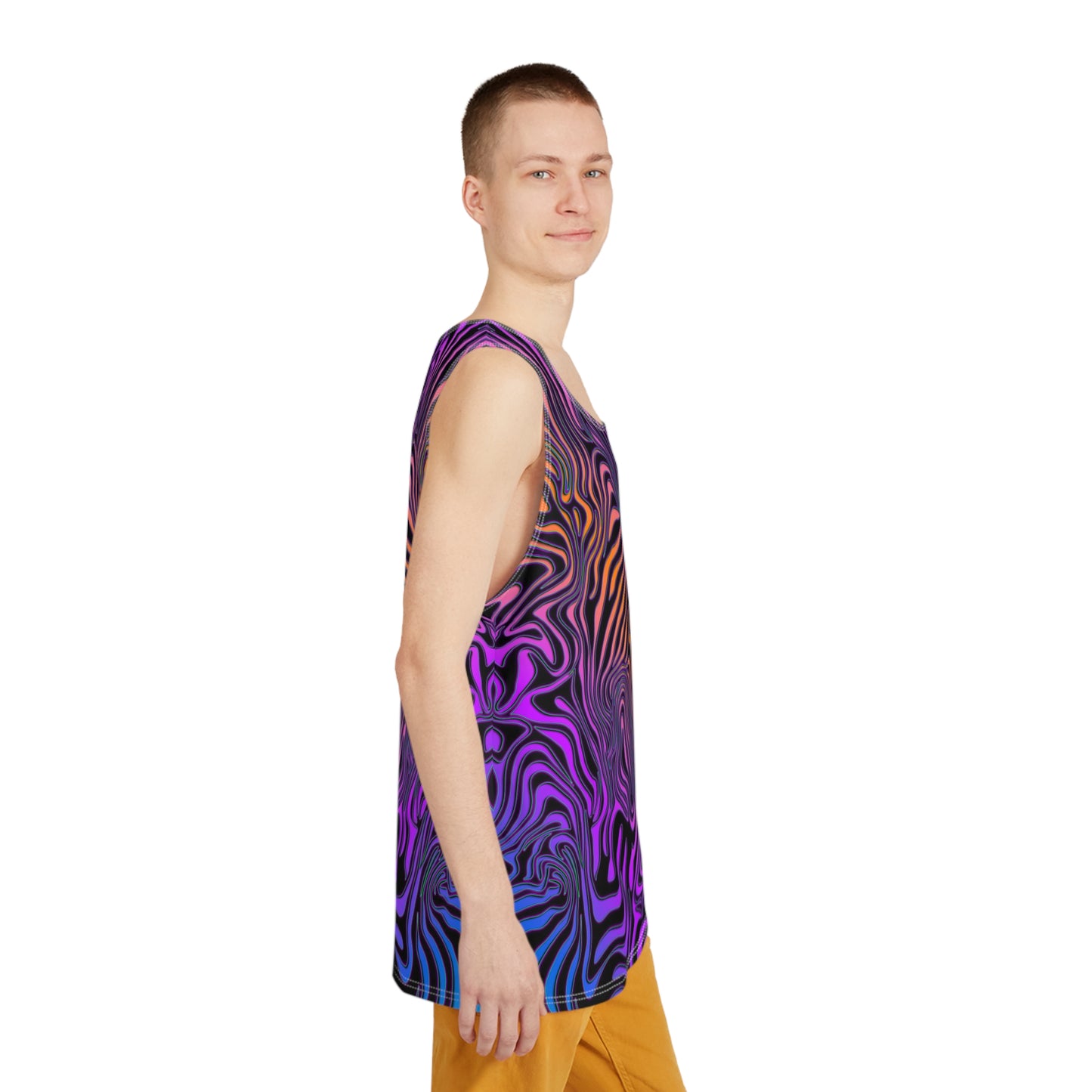 "Rainbow Zebra" MEN'S TANK TOP