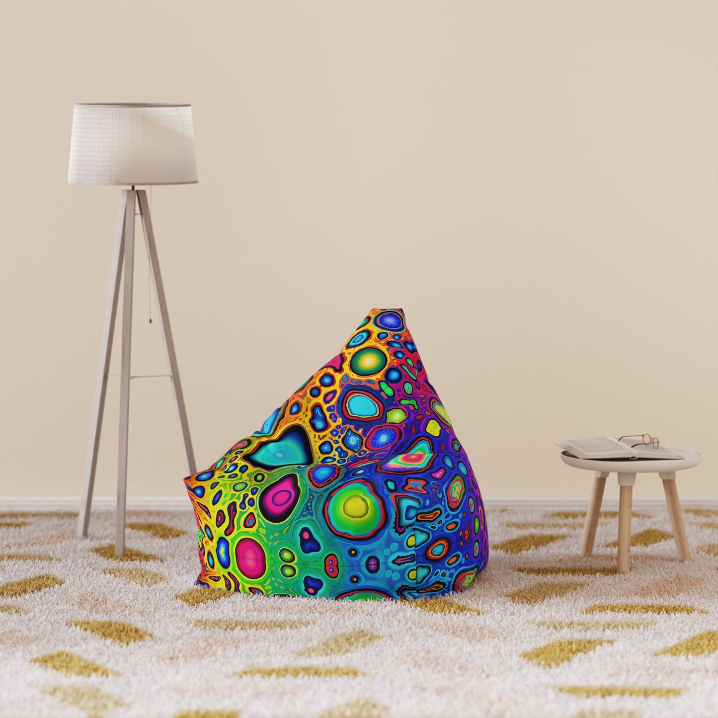 "Psycho Leopard" BEAN BAG CHAIR COVER