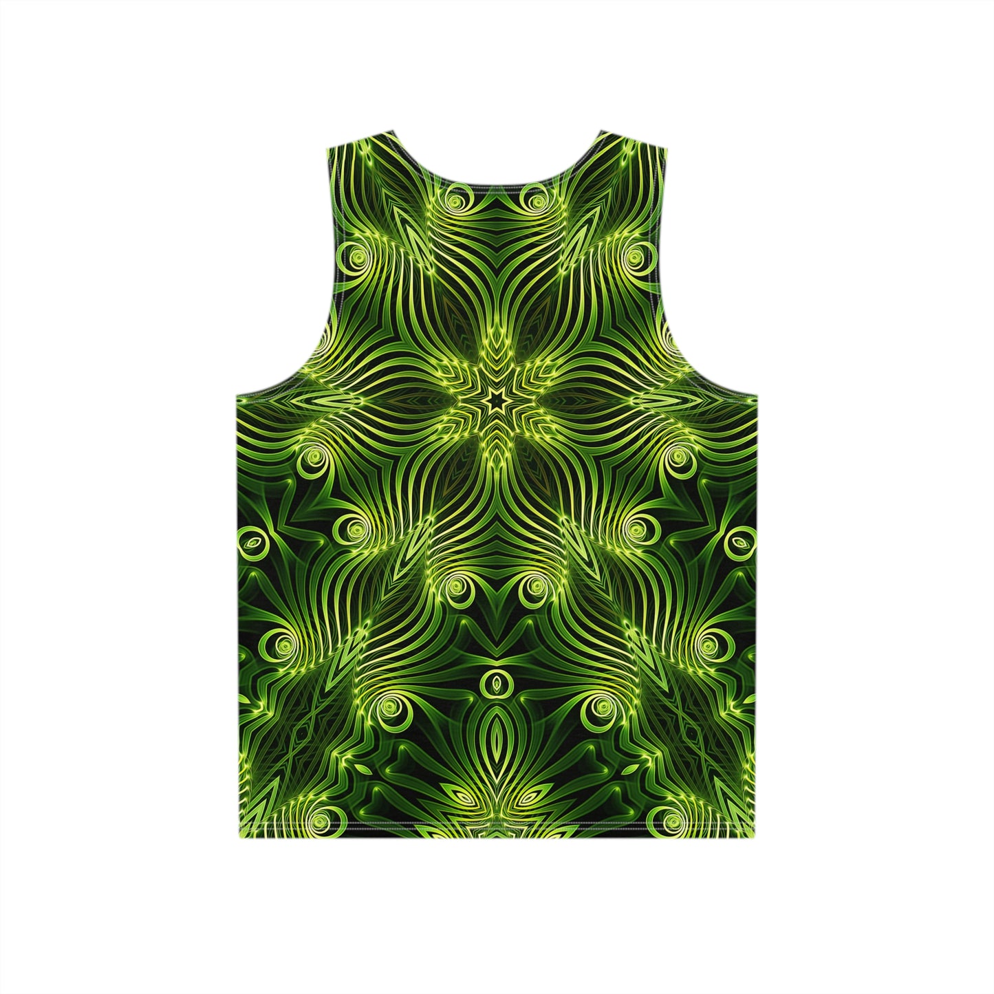 "Green Lattice" MEN'S TANK TOP