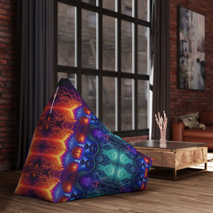 "Lilith Fractal" BEAN BAG CHAIR COVER