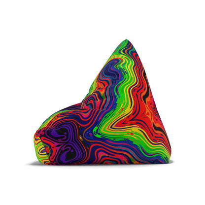 "Neon Spill" BEAN BAG CHAIR COVER