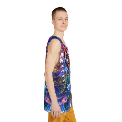 Flat lay of the Hunter's Moon men's tank top.