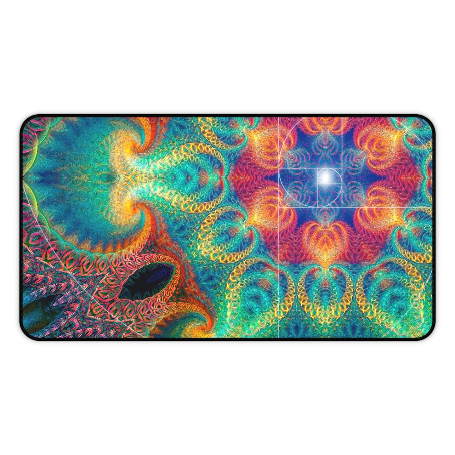 "Free Your Mind - Fibonacci" DESK MAT / MOUSE PAD (12x18)(12x22)(15.5x31)