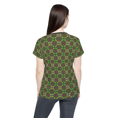 Side angle of the LSDream sport tee showing the classic jersey fit.