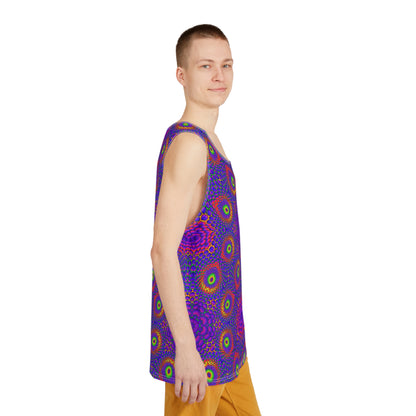 Honeycore Matrix men's tank top laid flat.