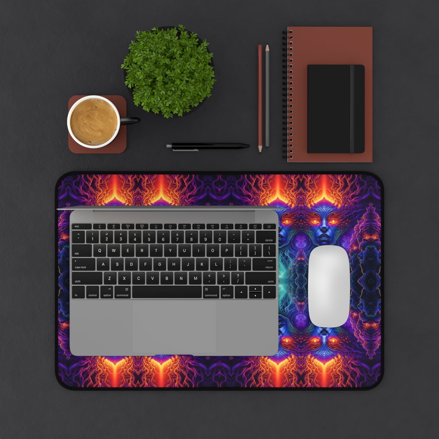 "Lilith's Fractal" DESK MAT (12x18)(12x22)(15.5x31)