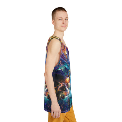 The Source of Creativity men's tank top design from above.