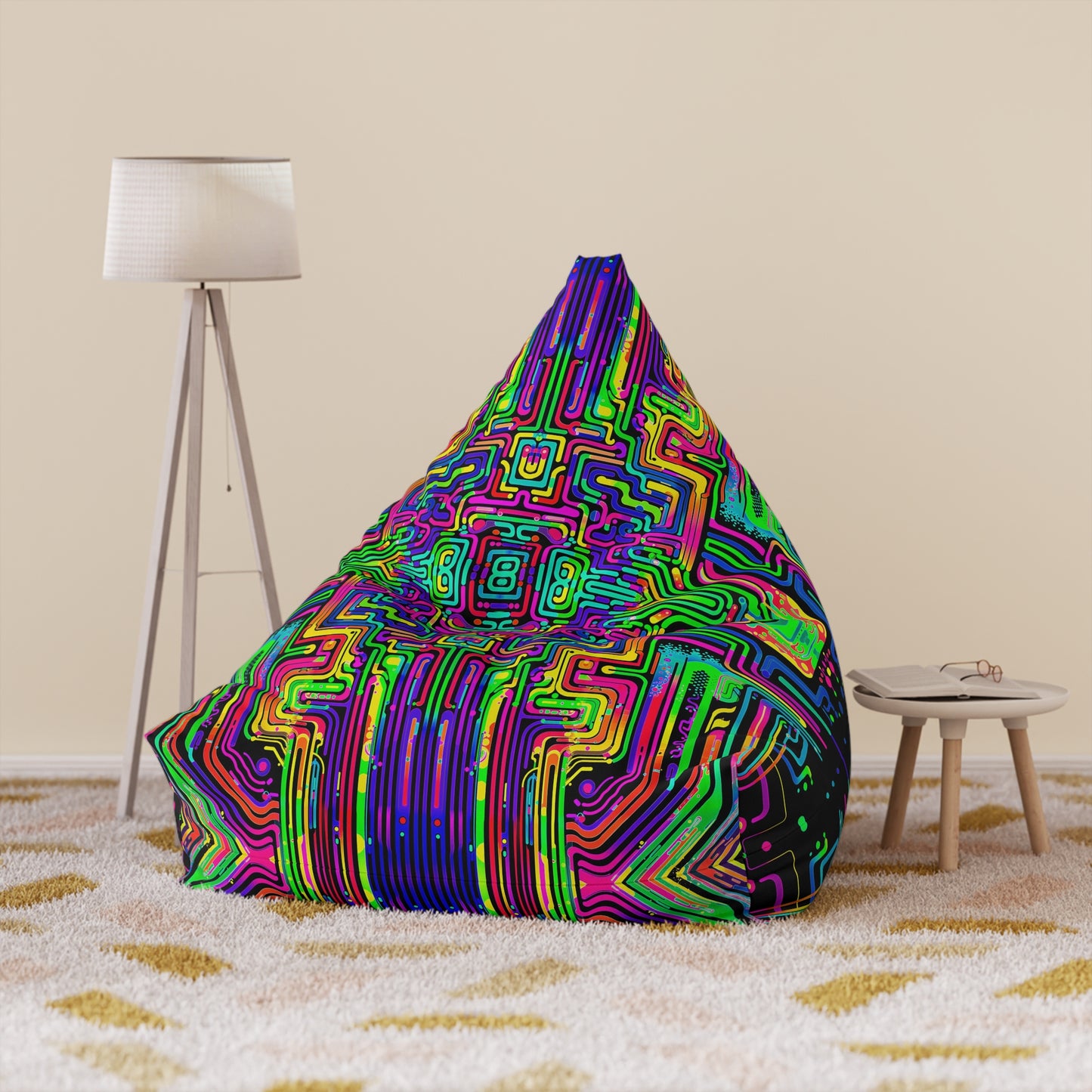 "Borg Rave" BEAN BAG CHAIR COVER