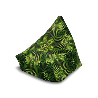 "Green Lattice" BEAN BAG CHAIR COVER