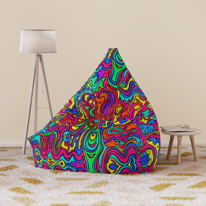 "Cartoon Oil" BEAN BAG CHAIR COVER
